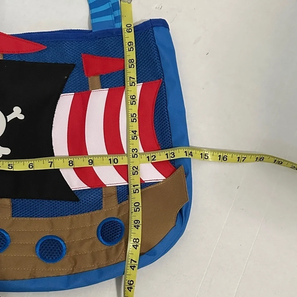 Stephen Joseph Pirate Ship Kids Tote Bag - Blue